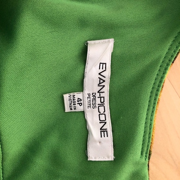 Evan-Picone  sleeveless floral print dress 4P - Picture 2 of 8